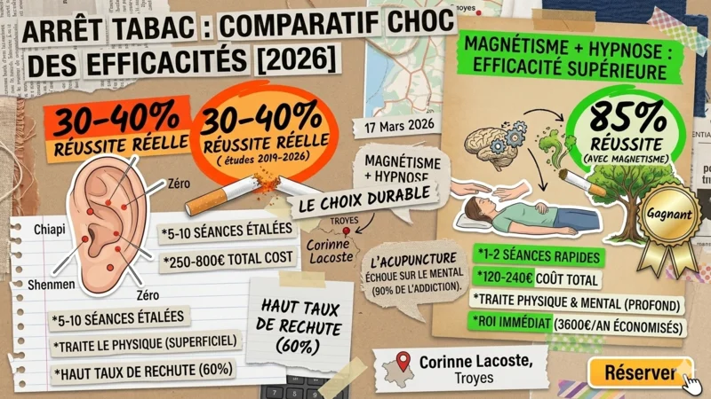 Acupuncture arrêt tabac efficacité avis
