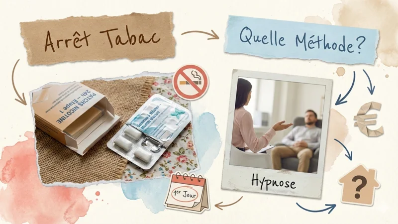 Comparatif des méthodes pour arrêter de fumer : patchs, gommes, magnétisme et hypnose