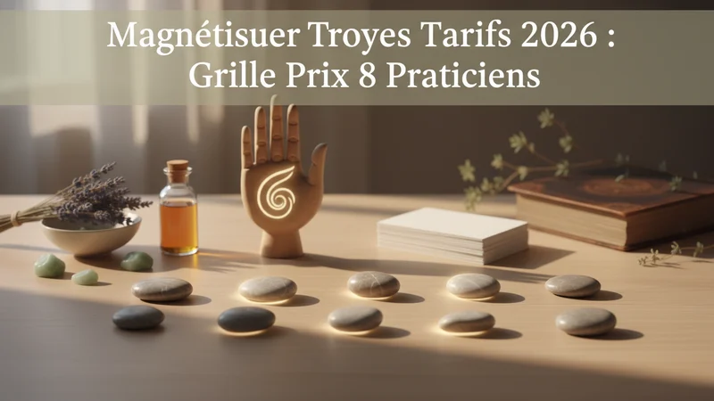 Tableau comparatif tarifs magnétiseurs Troyes 2026