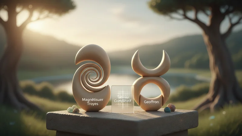 Comparatif magnétiseurs Troyes : tableau de critères objectifs