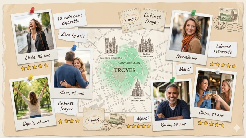 Témoignages réels arrêt tabac Troyes avec magnétisme et hypnose