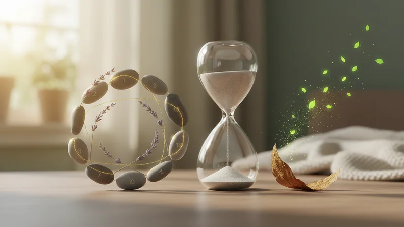 Calendrier du sevrage tabac sur 30 jours avec courbe d'évolution des symptômes