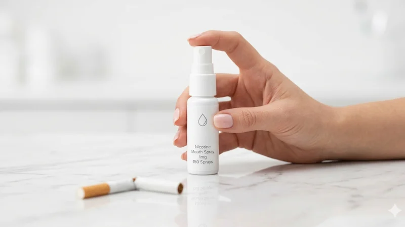 Spray nicotine Nicorette arrêt tabac avis efficacité