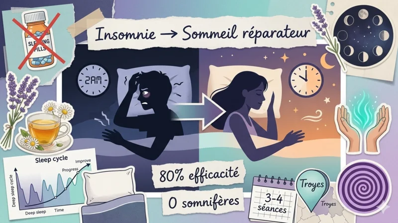 Troubles sommeil insomnie Troyes solutions naturelles